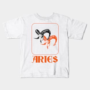 Aries Duo Border Kids T-Shirt